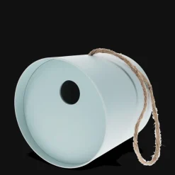 Rex London Round bamboo fibre birdhouse - Blue New