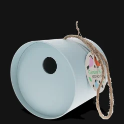 Rex London Round bamboo fibre birdhouse - Blue New