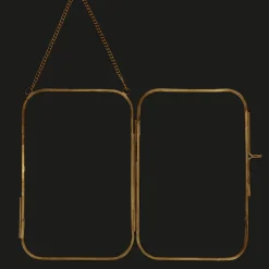 Rex London Rounded hanging brass frame 13x20cm Online