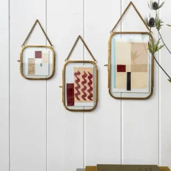 Rex London Rounded hanging brass frame 10x15cm Fashion