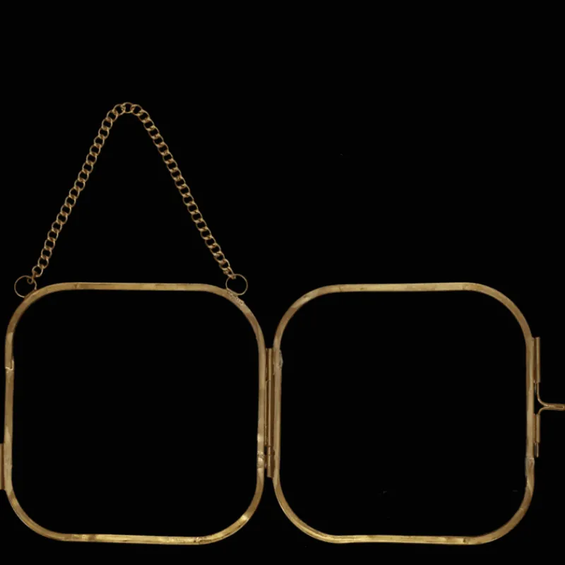 Rex London Rounded hanging brass frame 10x10cm Hot