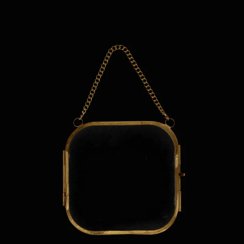 Rex London Rounded hanging brass frame 10x10cm Hot