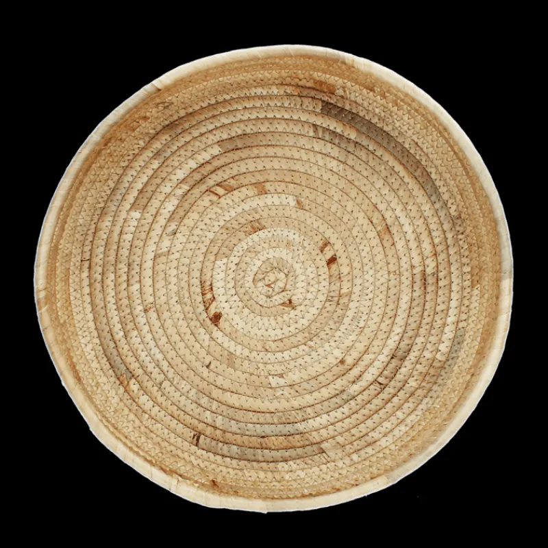 Rex London Round water hyacinth trays (set of 2) Online