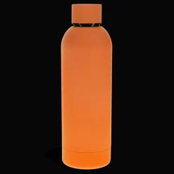 Rex London Rubber coated steel bottle 500ml - Orange New