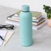 Rex London Rubber coated steel bottle 500ml - Eggshell blue Clearance