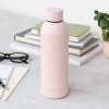 Rex London Rubber coated steel bottle 500ml - Light pink Outlet