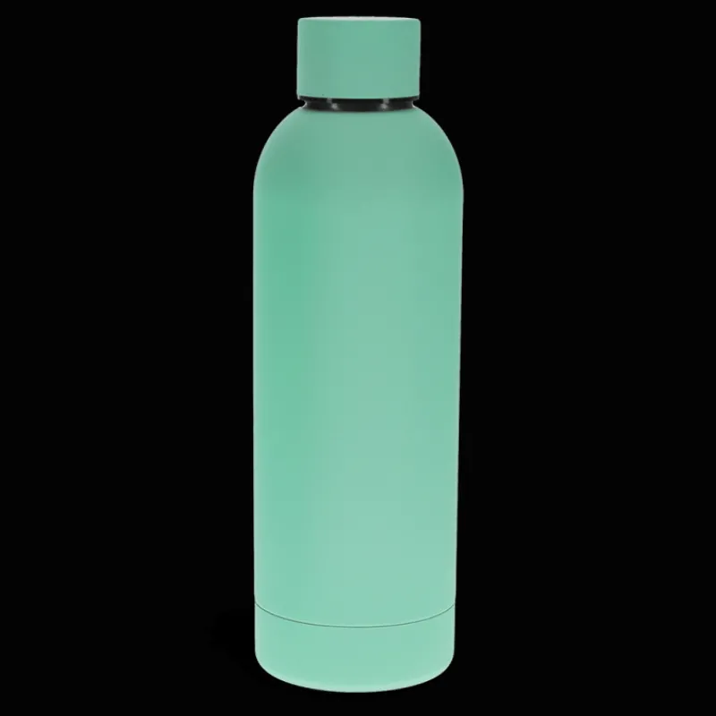 Rex London Rubber coated steel bottle 500ml - Mint green Sale
