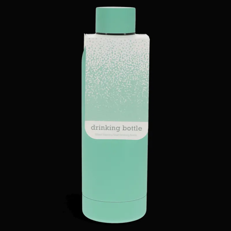 Rex London Rubber coated steel bottle 500ml - Mint green Sale
