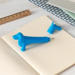 Rex London Sausage dog shaped pen - Blue New