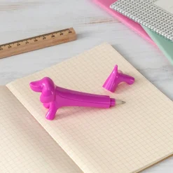 Rex London Sausage dog shaped pen - Pink New