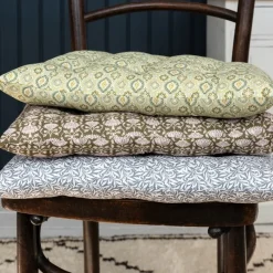 Rex London Seat pad cushion (37x37cm) - Brown lily Outlet