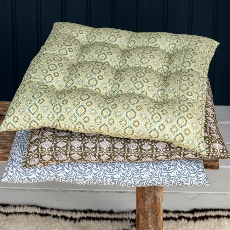 Rex London Seat pad cushion (37x37cm) - Brown lily Outlet