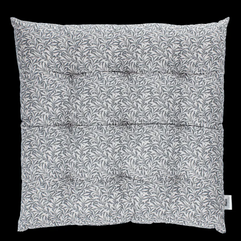 Rex London Seat pad cushion (37x37cm) - Grey leaf Sale