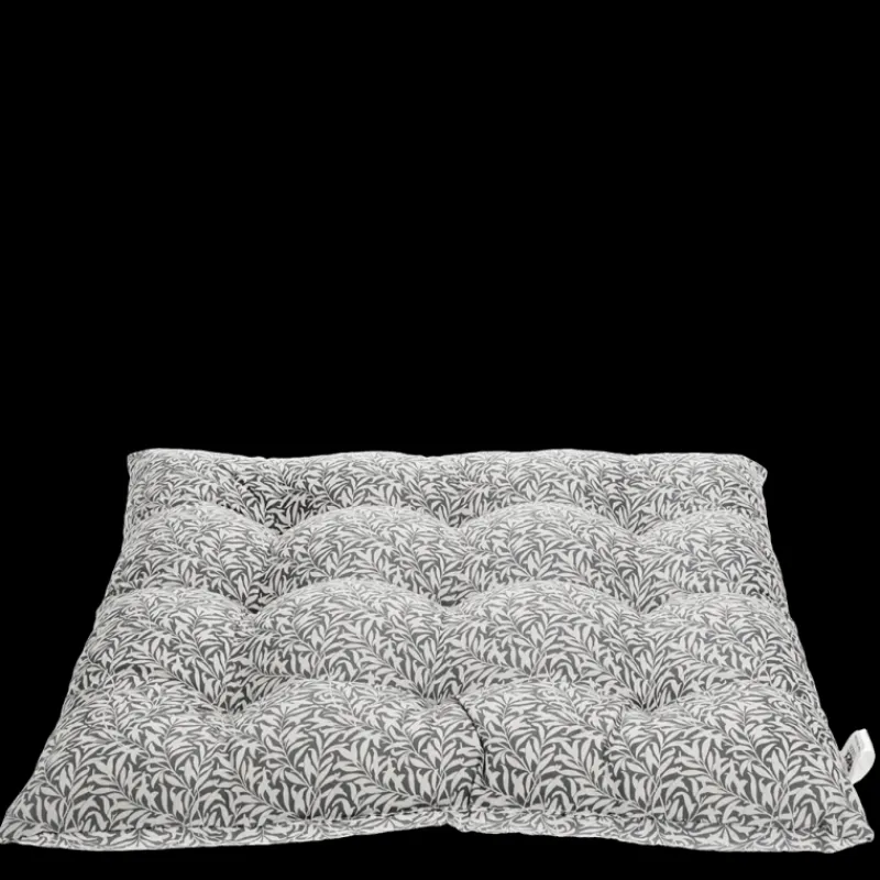 Rex London Seat pad cushion (37x37cm) - Grey leaf Sale