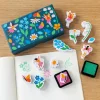 Rex London Set of mini stamps - Fairies in the Garden Hot