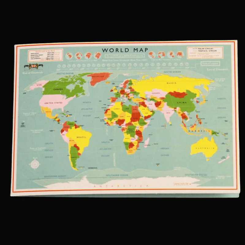 Rex London Shirt repair sewing kit - World Map New