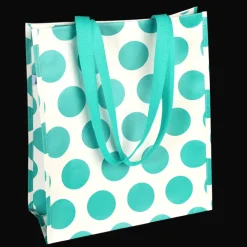 Rex London Shopping bag - Spotlight turquoise on white Discount