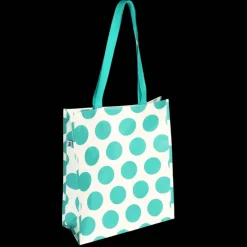 Rex London Shopping bag - Spotlight turquoise on white Discount