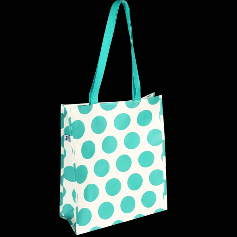 Rex London Shopping bag - Spotlight turquoise on white Discount