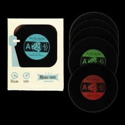 Rex London Silicone coasters (set of 6) - Vinyl record Discount