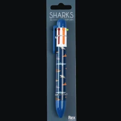 Rex London Six colour pen - Sharks Discount