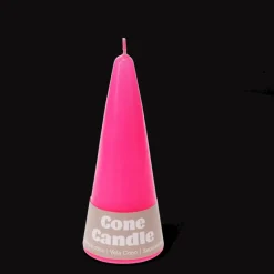Rex London Small cone candle - Bright Pink Hot