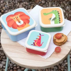 Rex London Snack boxes (set of 3) - Colourful Creatures Hot