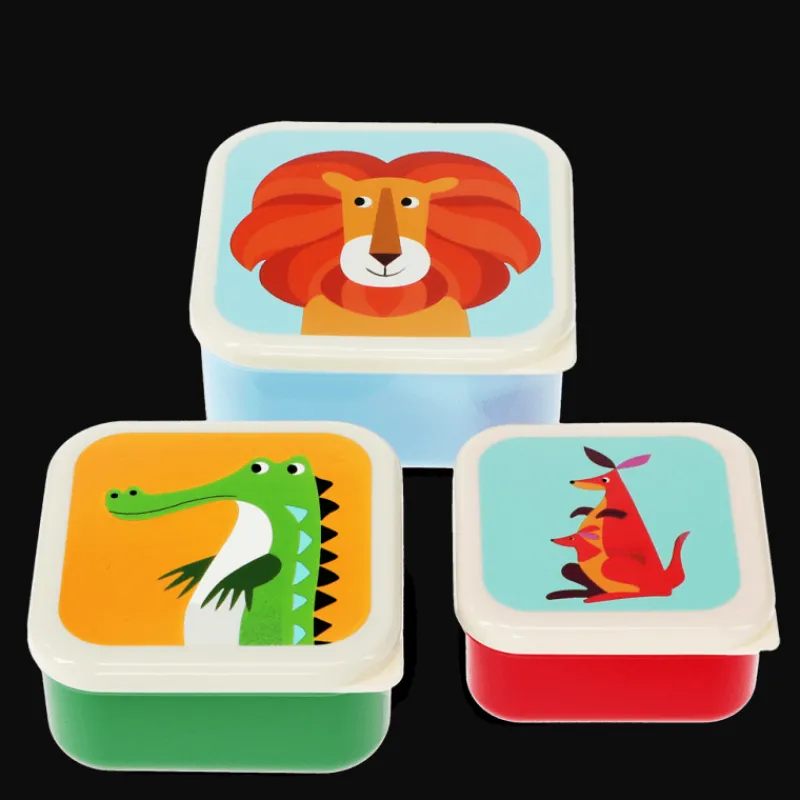 Rex London Snack boxes (set of 3) - Colourful Creatures Hot