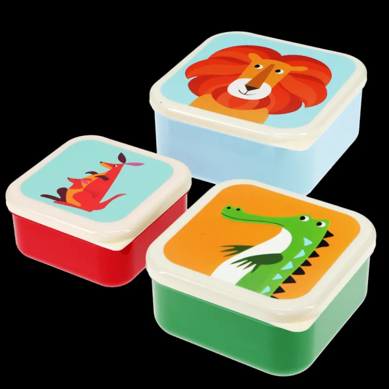 Rex London Snack boxes (set of 3) - Colourful Creatures Hot