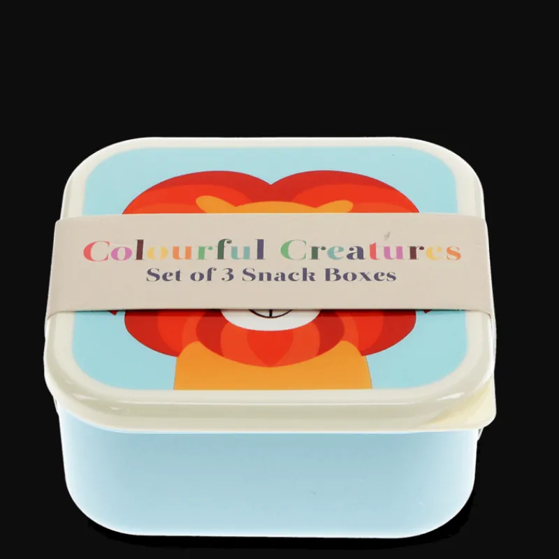 Rex London Snack boxes (set of 3) - Colourful Creatures Hot
