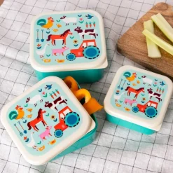 Rex London Snack boxes (set of 3) - Farmyard Sale