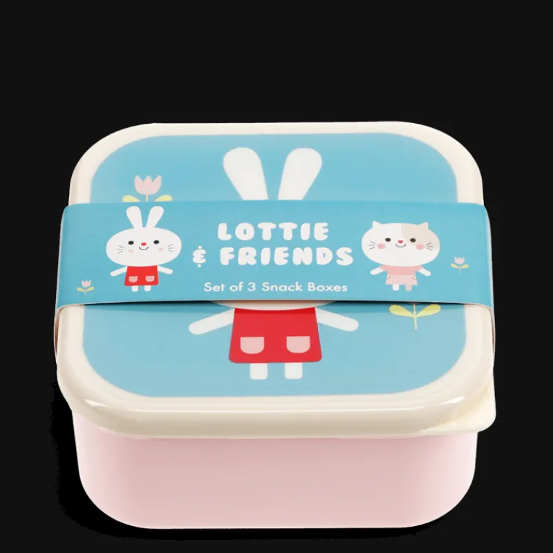 Rex London Snack boxes (set of 3) - Lottie and Friends Discount