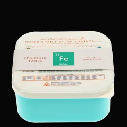 Rex London Snack boxes (set of 3) - Periodic Table Hot