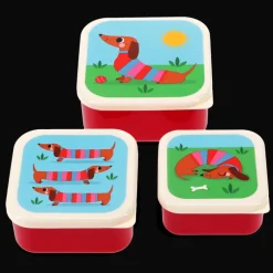Rex London Snack boxes (set of 3) - Sunny Sausage Dog Clearance