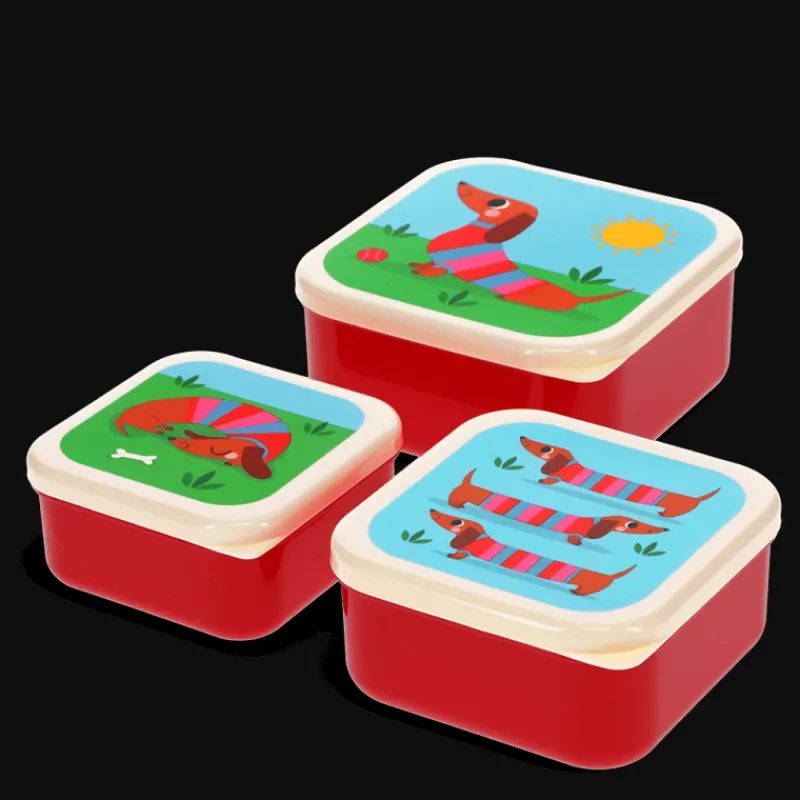 Rex London Snack boxes (set of 3) - Sunny Sausage Dog Clearance