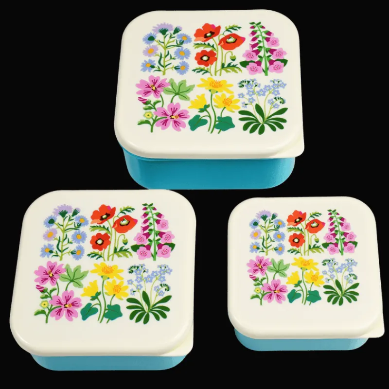 Rex London Snack boxes (set of 3) - Wild Flowers Clearance
