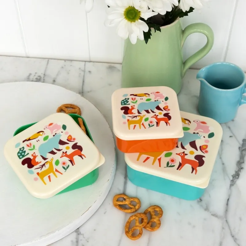 Rex London Snack boxes (set of 3) - Woodland Best