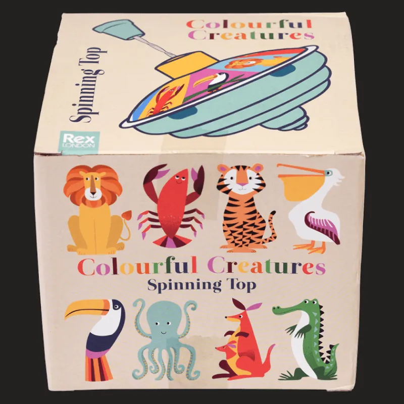 Rex London Spinning top - Colourful Creatures Clearance