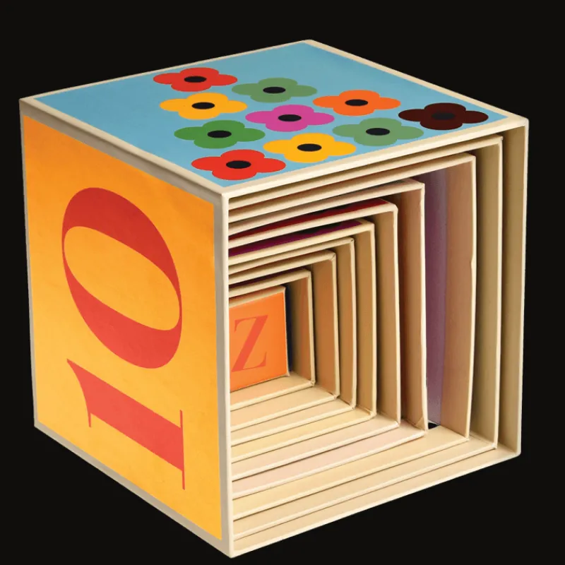 Rex London Stacking blocks with numbers - Colourful Creatures Clearance
