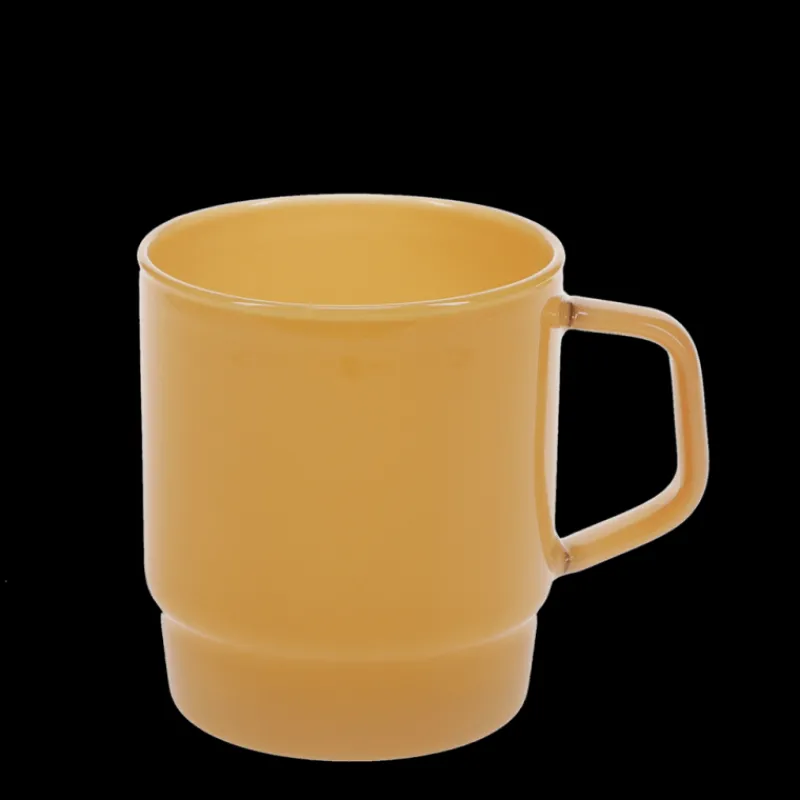 Rex London Stacking glass coffee cup 280ml - Light topaz Sale