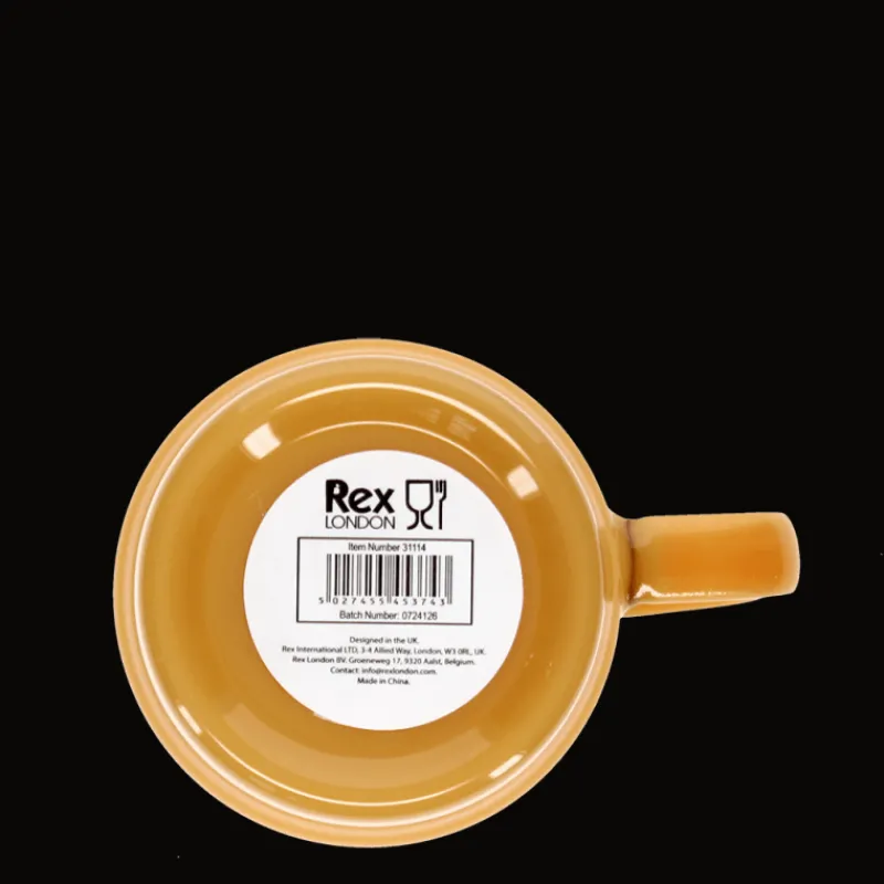 Rex London Stacking glass coffee cup 280ml - Light topaz Sale