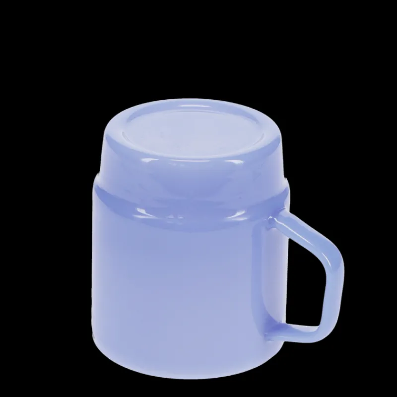 Rex London Stacking glass coffee cup 280ml - Milky blue Discount