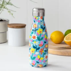 Rex London Stainless steel bottle 260ml - Butterfly Garden New