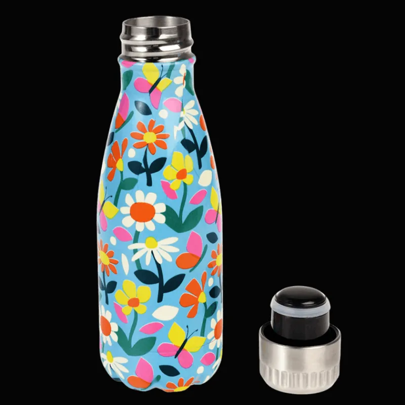 Rex London Stainless steel bottle 260ml - Butterfly Garden New