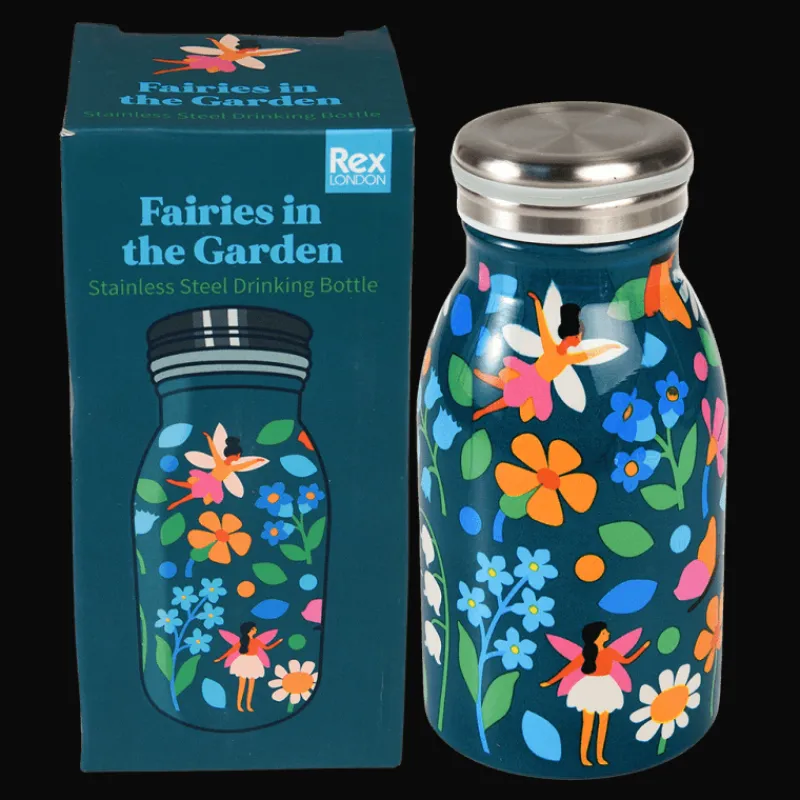 Rex London Stainless steel bottle 250ml - Fairies in the Garden New