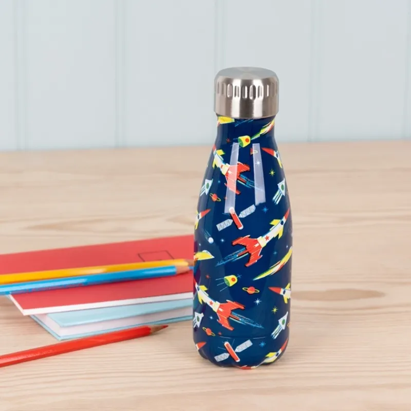 Rex London Stainless steel bottle 260ml - Space Age New
