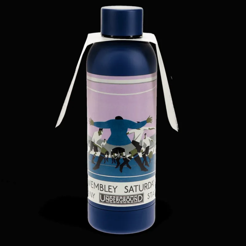Rex London Stainless steel bottle 500ml - TfL Vintage Poster "Cup Final" Fashion