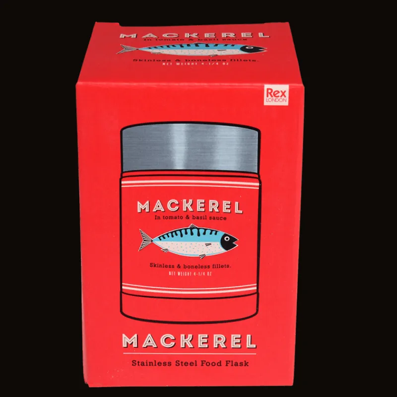 Rex London Stainless steel food flask (450 ml) - Fish MACKEREL Discount