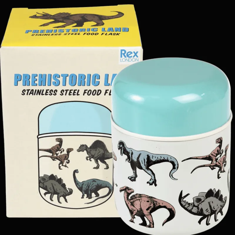 Rex London Stainless steel food flask (280 ml) - Prehistoric Land Sale