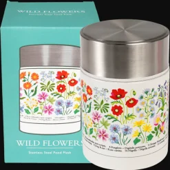 Rex London Stainless steel food flask (450 ml) - Wild Flowers Discount